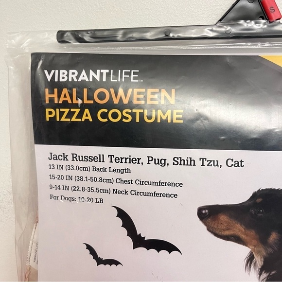 PET small dog or cat Pizza Slice Pet Halloween costume NWT Size Small - Picture 3 of 7